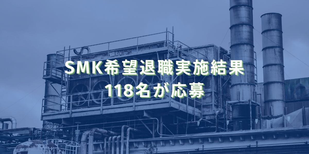 2025/5/8：SMK希望退職実施結果　118名応募